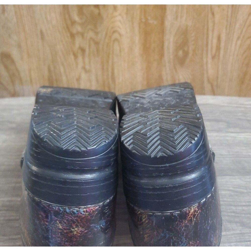 Dansko Professional Colorful Scribble Clogs Women… - image 7